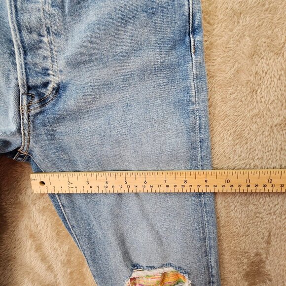 Levi's Made & Crafted Big E 501 Jeans Blue Denim Women's Size 24x28 Button Fly - Picture 7 of 16